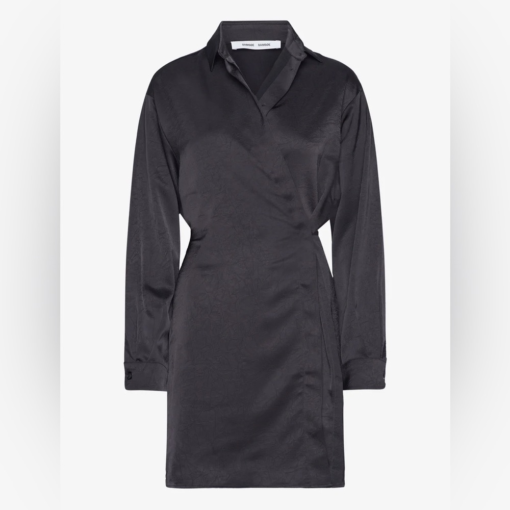 EUC Samsøe Samsøe Alfrida shirt dress 14896 - Shirt Dresses Color Phantom Sz L